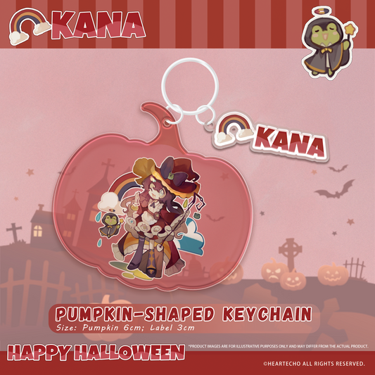Kana Happy Halloween ACRYLIC DOUBLE-SLOT STANDEE/PUMPKIN-SHAPED KEYCHAIN/STICKERS