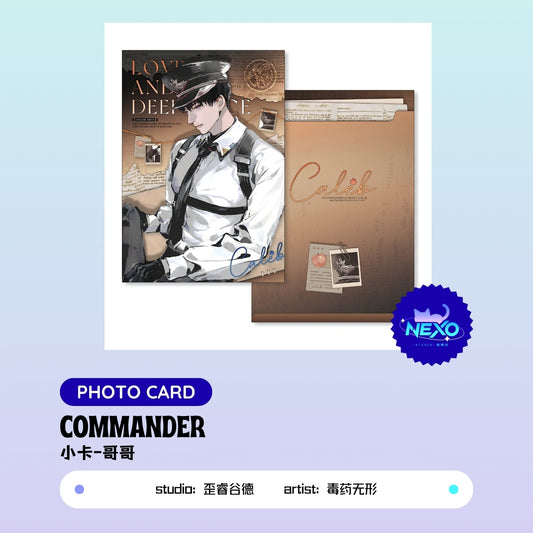 Caleb Love and Deepspace Commander Postcard/Photo Card