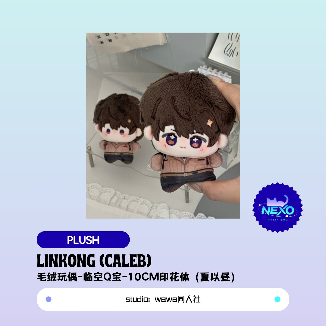 Xavier/Rafayel/Zayne/Sylus/Caleb Love and Deepspace Linkon Daily Plush
