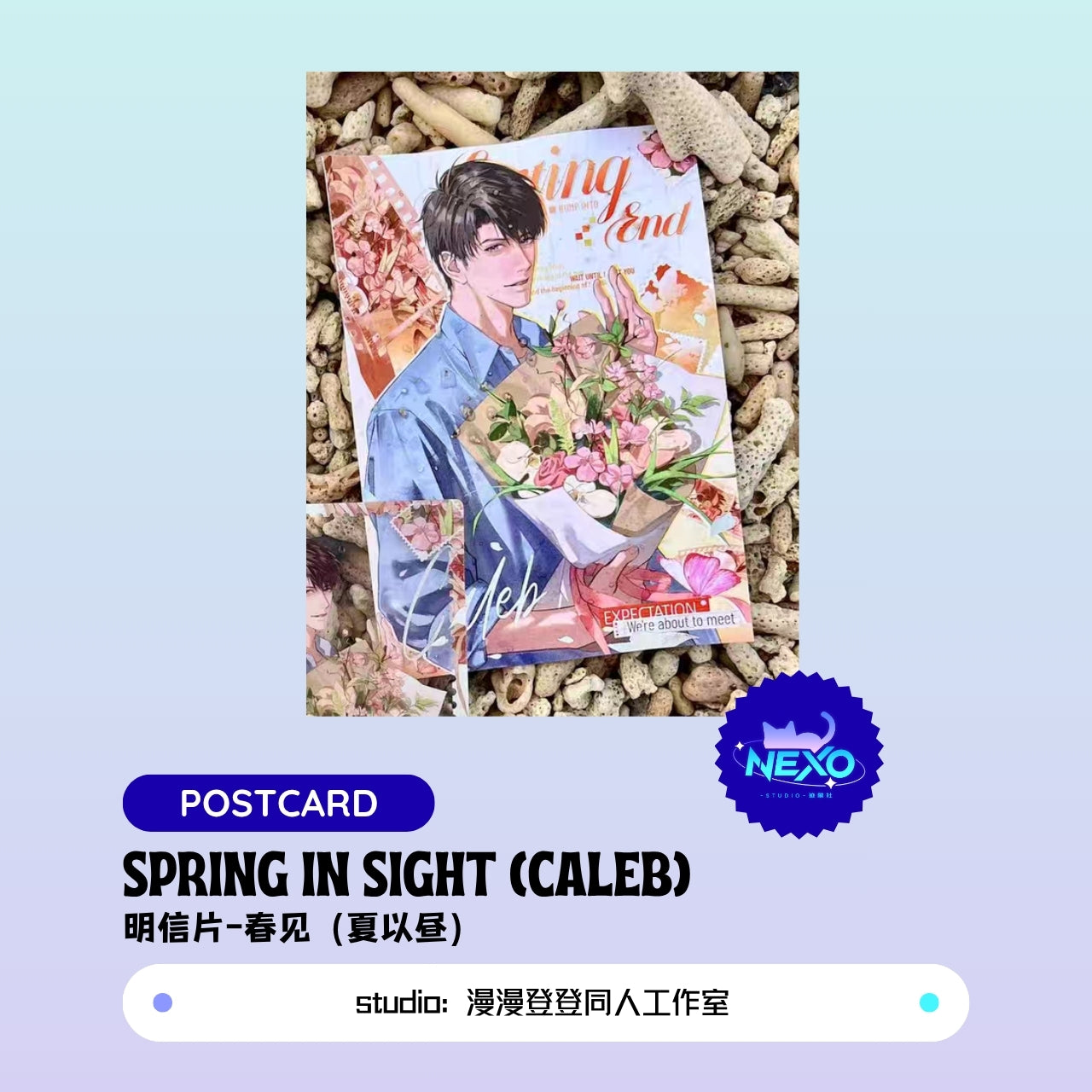 Rafayel/Sylus/Caleb Love and Deepspace SPRING IN SIGHT Postcard