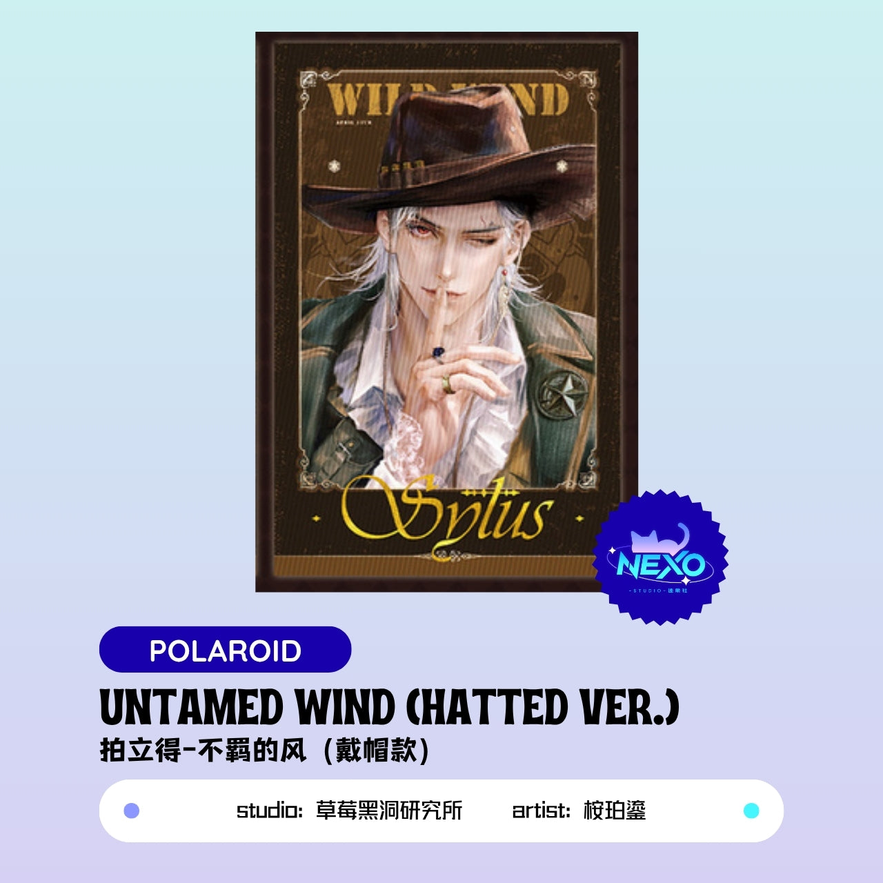 Sylus/Caleb Love and Deepspace UNTAMED WIND Art Print/Polaroid/Photo Card