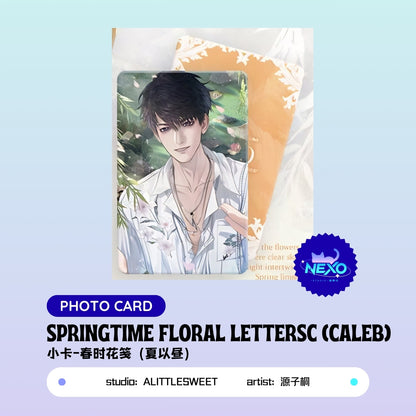 [Presale] Love and Deepspace SPRINGTIME FLORAL LETTERS Bookmark/Postcard/Polaroid/Photo Card/Art Print
