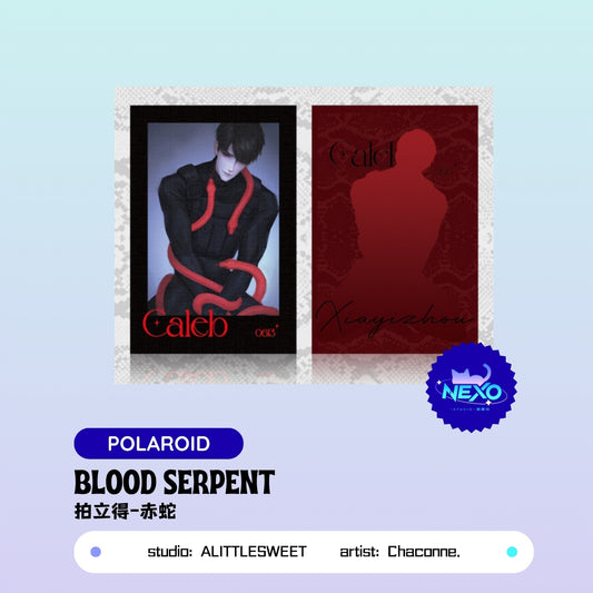 [Pre-sale] Caleb  Love and Deepspace  Blood Serpent  Postcard/Polaroid/Art Print