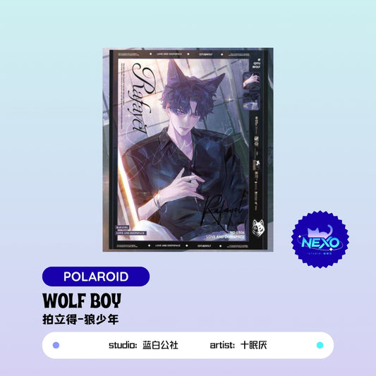 Rafayel  Love and Deepspace  Wolf Boy Polaroid/Postcard/Holographic Ticket/Clear Card