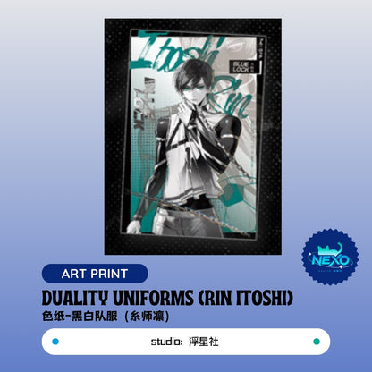 Seishiro Nagi /Yoichi Isagi/Meguru Bachira/Hyoma Chigiri/Reo Mikage/Rin Itoshi Blue Lock (BLock) Duality Uniforms Polaroid/Art Print/Holographic Ticket