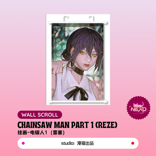 Reze/Aki Hayakawa/Angel/Makima Chainsaw Man(CSM) Chainsaw Man Part 1 Wall Scroll/Art Print