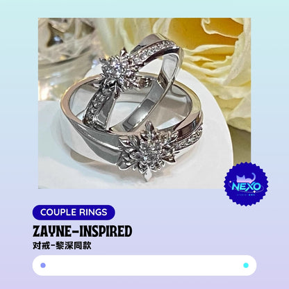 Xavier/Zayne Love and Deepspace INSPIRED COUPLE RINGS