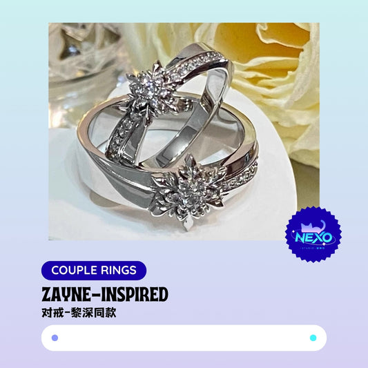 Xavier/Zayne Love and Deepspace INSPIRED COUPLE RINGS