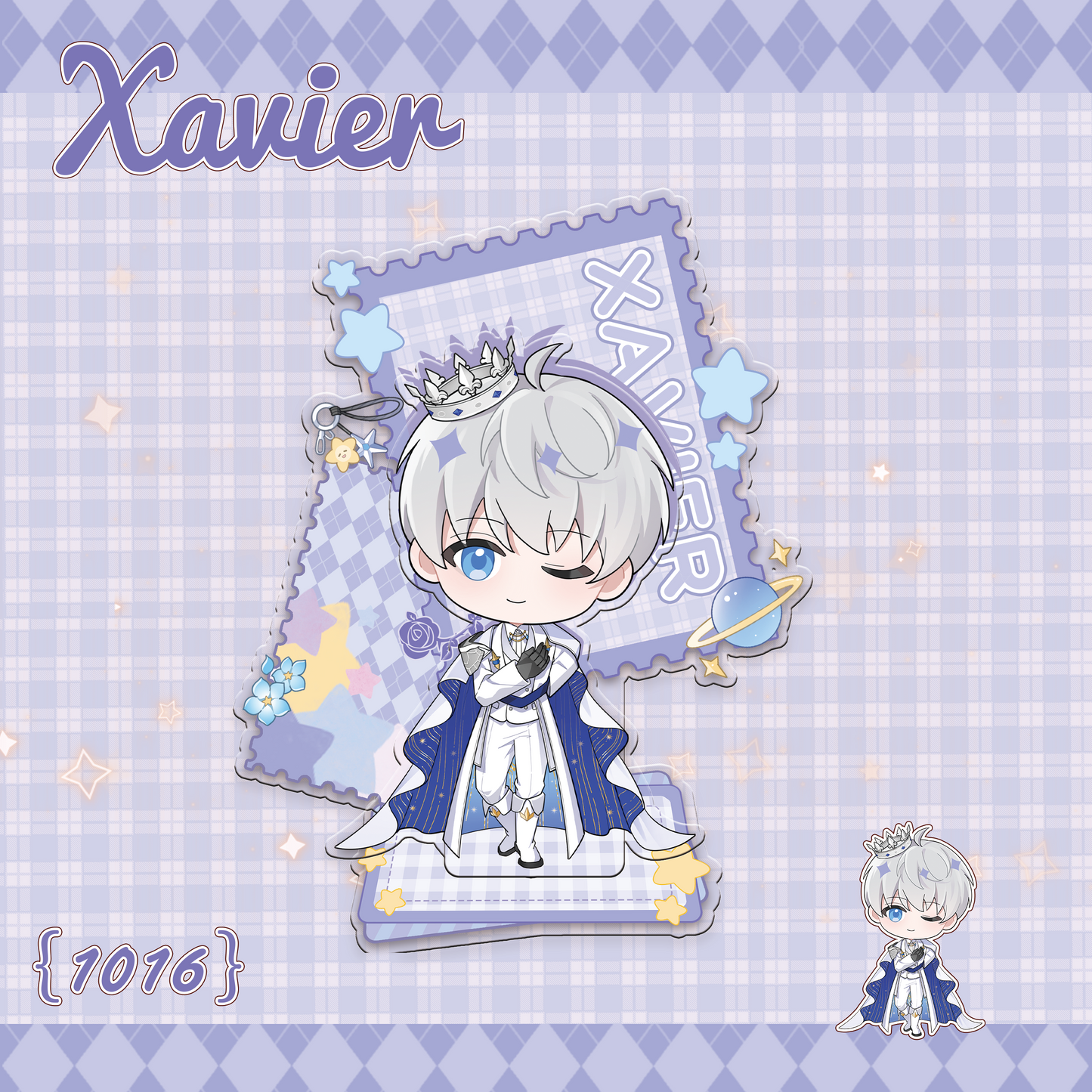 Xavier Acrylic Double-Slot Standee