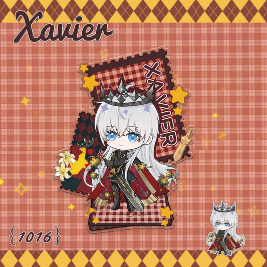 Xavier Acrylic Double-Slot Standee