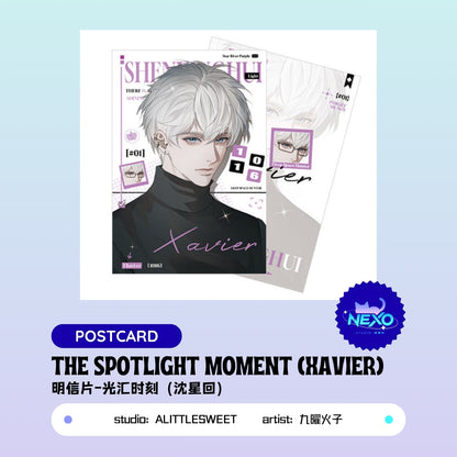 Xavier/Rafayel/Zayne/Sylus/Caleb Love and Deepspace THE SPOTLIGHT MOMENT Holographic Card/Postcard/Polaroid