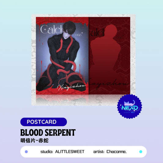 [Pre-sale] Caleb  Love and Deepspace  Blood Serpent  Postcard/Polaroid/Art Print