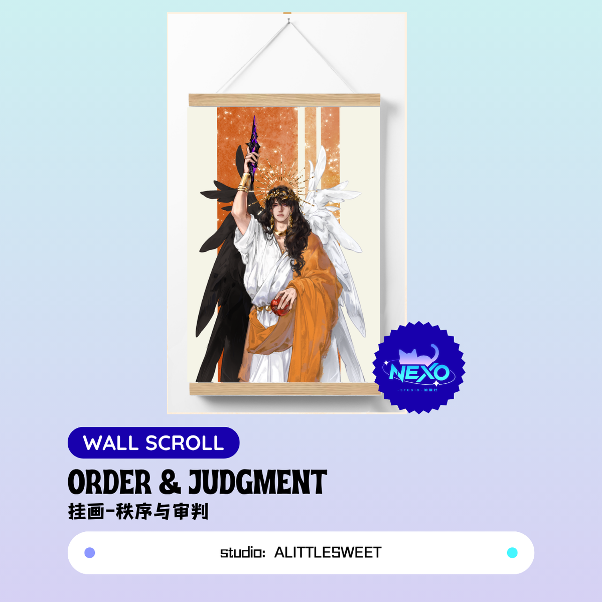 Caleb Love and Deepspace Order & Judgment Polaroid/Wall Scroll