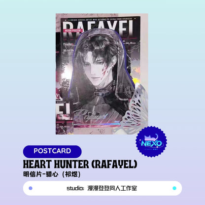 Rafayel /Sylus Love and Deepspace HEART HUNTER  Postcard/Square Card