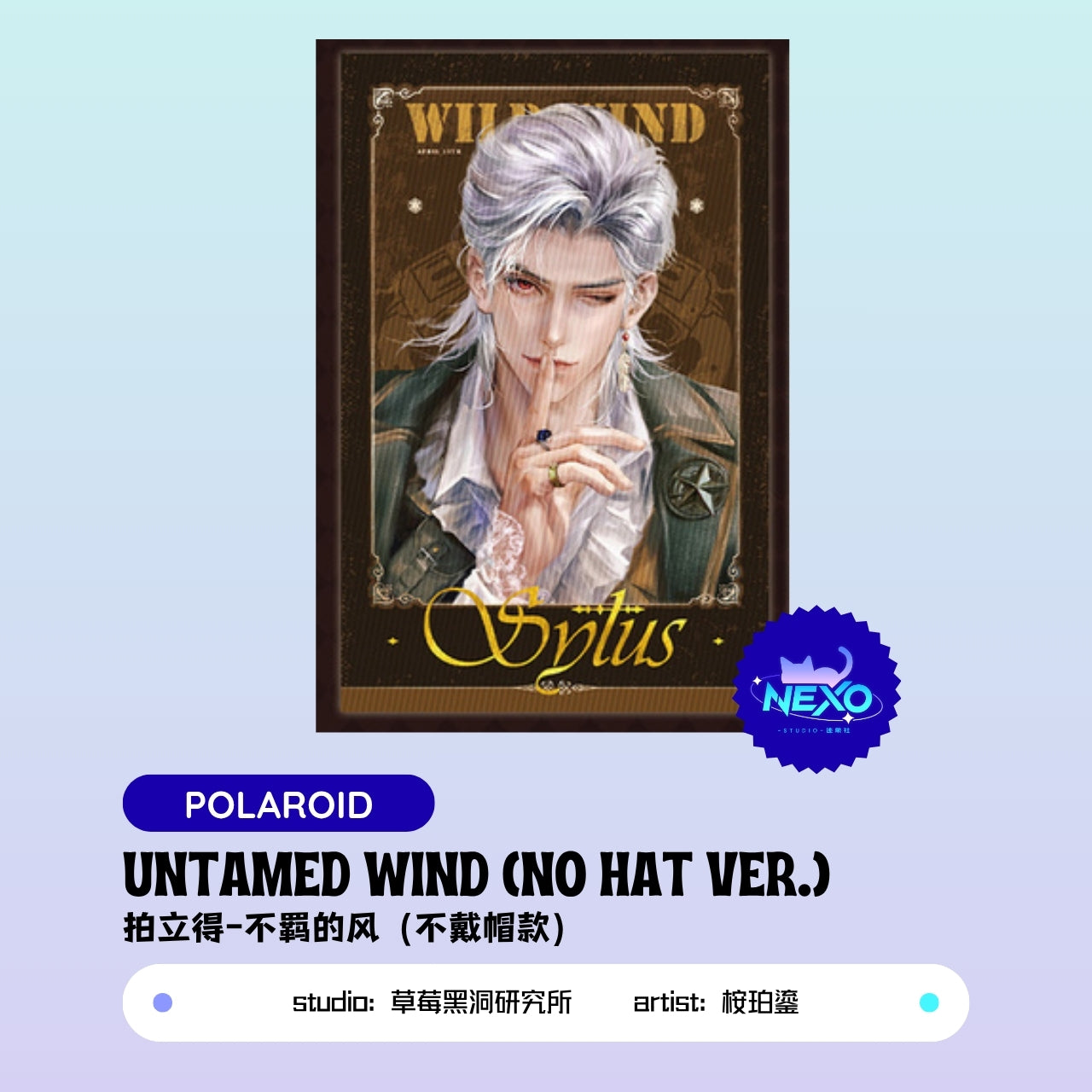 Sylus/Caleb Love and Deepspace UNTAMED WIND Art Print/Polaroid/Photo Card
