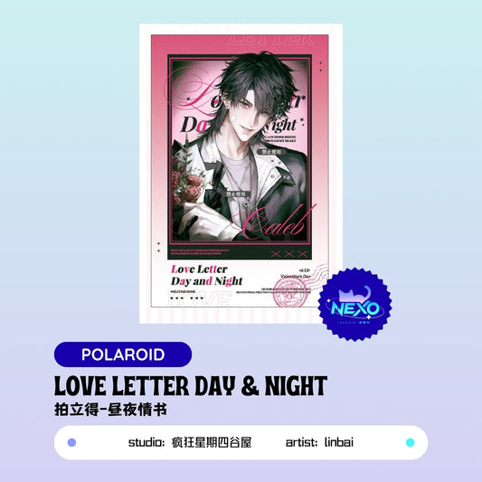 Caleb Love and Deepspace LOVE LETTER DAY & NIGHT Postcard/Polaroid/Art Print/Holographic Ticket