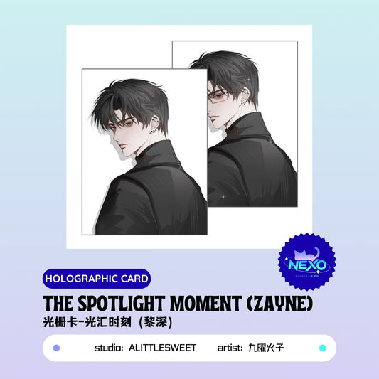 Xavier/Rafayel/Zayne/Sylus/Caleb Love and Deepspace THE SPOTLIGHT MOMENT Holographic Card/Postcard/Polaroid