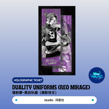 Seishiro Nagi /Yoichi Isagi/Meguru Bachira/Hyoma Chigiri/Reo Mikage/Rin Itoshi Blue Lock (BLock) Duality Uniforms Polaroid/Art Print/Holographic Ticket