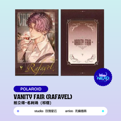 Xavier/Rafayel/Zayne/Sylus/Caleb  Love and Deepspace  Vanity Fair Photo Card/Postcard/Clear Card/Art Print/Polaroid