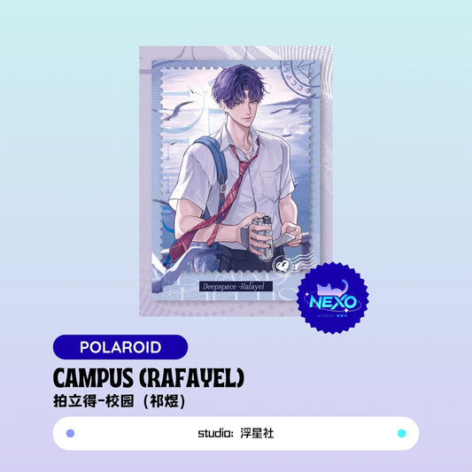 Rafayel/Sylus Love and Deepspace CAMPUS Polaroid/Holographic Ticket