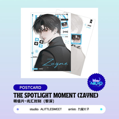 Xavier/Rafayel/Zayne/Sylus/Caleb Love and Deepspace THE SPOTLIGHT MOMENT Holographic Card/Postcard/Polaroid