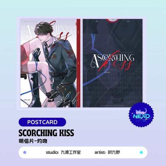 Caleb Love and Deepspace  SCORCHING KISS Postcard/Holographic Ticket