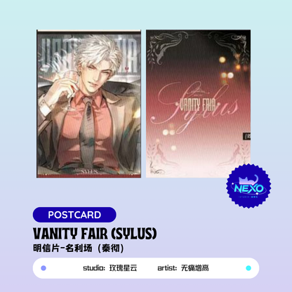 Xavier/Rafayel/Zayne/Sylus/Caleb  Love and Deepspace  Vanity Fair Photo Card/Postcard/Clear Card/Art Print/Polaroid