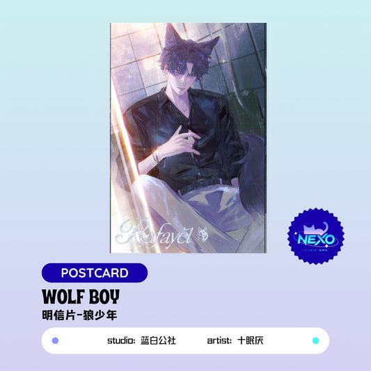 Rafayel  Love and Deepspace  Wolf Boy Polaroid/Postcard/Holographic Ticket/Clear Card