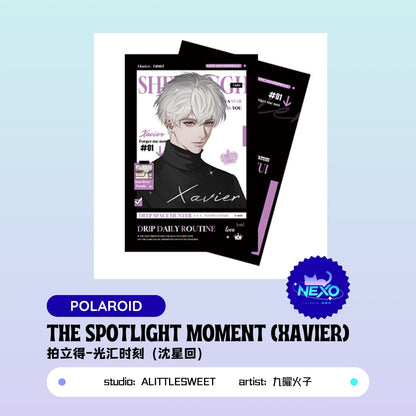 Xavier/Rafayel/Zayne/Sylus/Caleb Love and Deepspace THE SPOTLIGHT MOMENT Holographic Card/Postcard/Polaroid