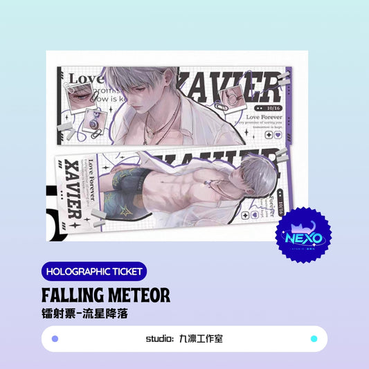 [Pre-sale] Xavier  Love and Deepspace Falling Meteor Polaroid/Holographic Ticket/PVC Clear Card