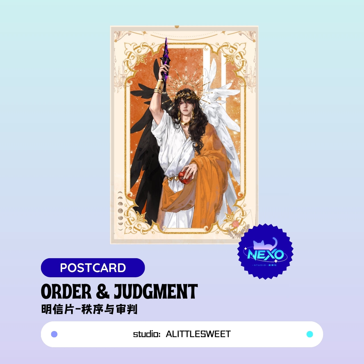 Caleb Love and Deepspace Order & Judgment Postcard/Polaroid