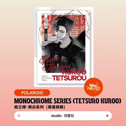 Kenma Kozume/Tetsuro Kuroo/Toru Oikawa/Shoyo Hinata/Tobio Kageyama/Kei Tsukishima  Haikyuu!! Monochrome Series Art Print/Polaroid/Holographic Ticket