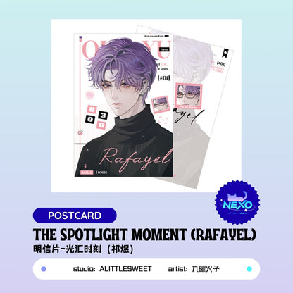 Xavier/Rafayel/Zayne/Sylus/Caleb Love and Deepspace THE SPOTLIGHT MOMENT Holographic Card/Postcard/Polaroid