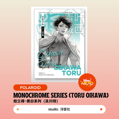 Kenma Kozume/Tetsuro Kuroo/Toru Oikawa/Shoyo Hinata/Tobio Kageyama/Kei Tsukishima  Haikyuu!! Monochrome Series Art Print/Polaroid/Holographic Ticket