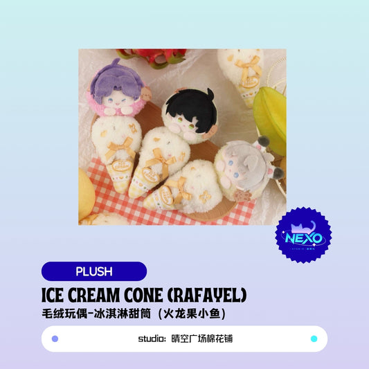 [Pre-sale] Xavier/Rafayel/Zayne/Sylus/Caleb  Love and Deepspace Ice Cream Cone  Plush