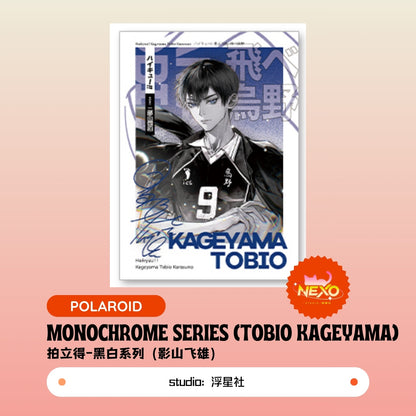 Kenma Kozume/Tetsuro Kuroo/Toru Oikawa/Shoyo Hinata/Tobio Kageyama/Kei Tsukishima  Haikyuu!! Monochrome Series Art Print/Polaroid/Holographic Ticket