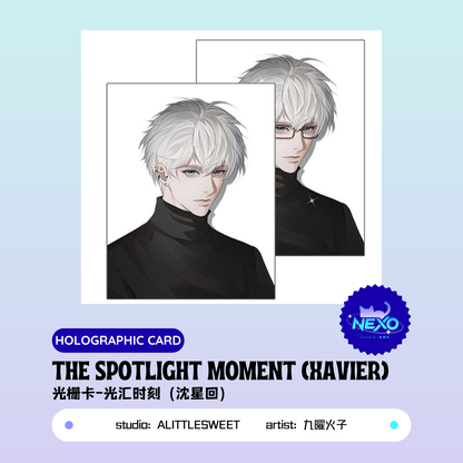 Xavier/Rafayel/Zayne/Sylus/Caleb Love and Deepspace THE SPOTLIGHT MOMENT Holographic Card/Postcard/Polaroid
