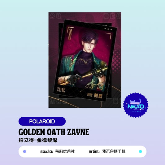 [Pre-sale]Zayne  Love and Deepspace Golden Oath Zayne Polaroid