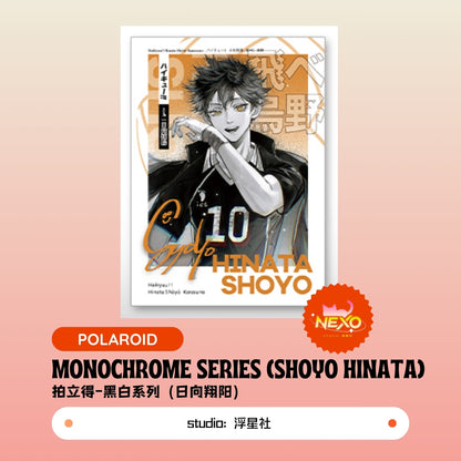 Kenma Kozume/Tetsuro Kuroo/Toru Oikawa/Shoyo Hinata/Tobio Kageyama/Kei Tsukishima  Haikyuu!! Monochrome Series Art Print/Polaroid/Holographic Ticket