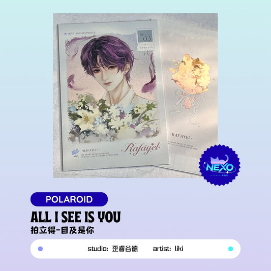 Rafayel  Love and Deepspace All I See Is You Holographic Ticket/Polaroid