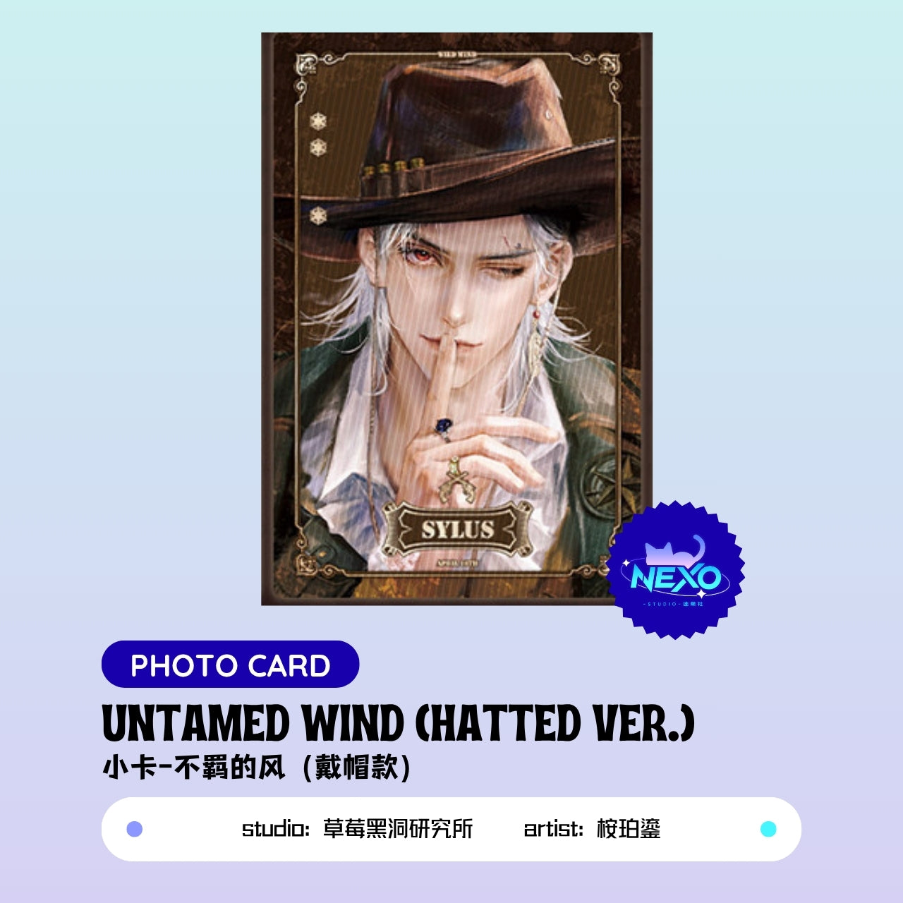 Sylus/Caleb Love and Deepspace UNTAMED WIND Art Print/Polaroid/Photo Card