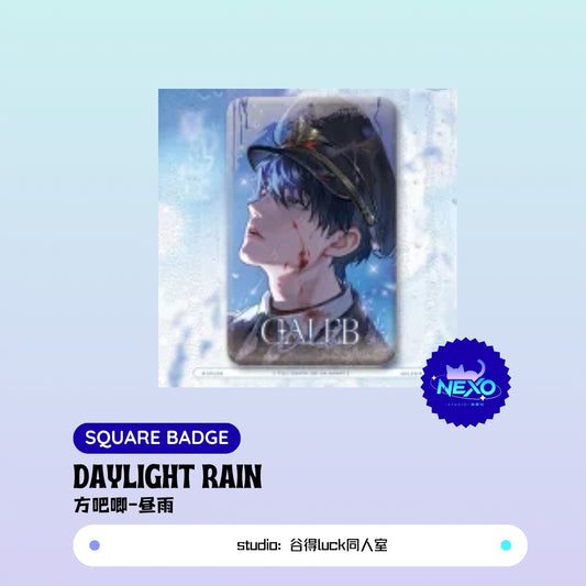 Caleb Love and Deepspace DAYLIGHT RAIN  Badge/Square Badge