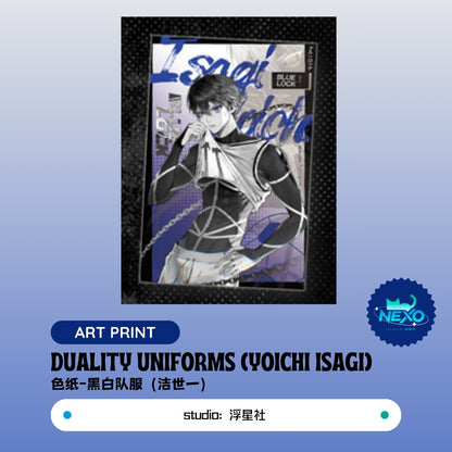 Seishiro Nagi /Yoichi Isagi/Meguru Bachira/Hyoma Chigiri/Reo Mikage/Rin Itoshi Blue Lock (BLock) Duality Uniforms Polaroid/Art Print/Holographic Ticket