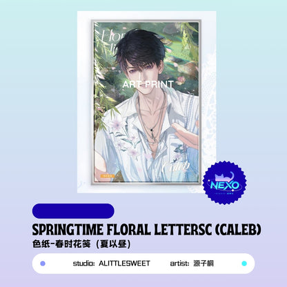 [Presale] Love and Deepspace SPRINGTIME FLORAL LETTERS Bookmark/Postcard/Polaroid/Photo Card/Art Print