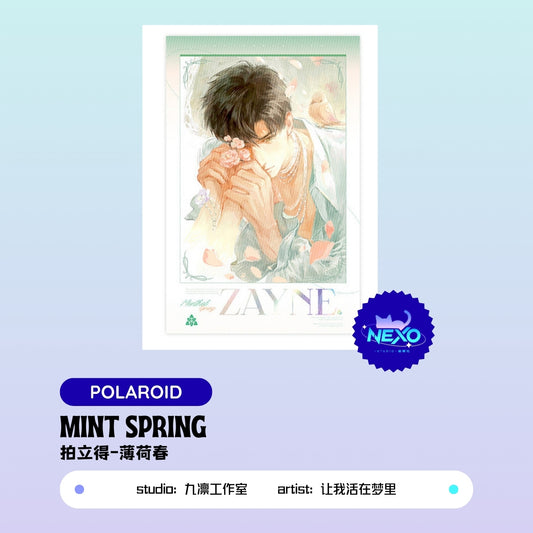 Zayne Love and Deepspace mint spring Holographic Card/Polaroid/Art Print/Postcard
