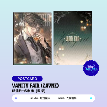 Xavier/Rafayel/Zayne/Sylus/Caleb  Love and Deepspace  Vanity Fair Photo Card/Postcard/Clear Card/Art Print/Polaroid