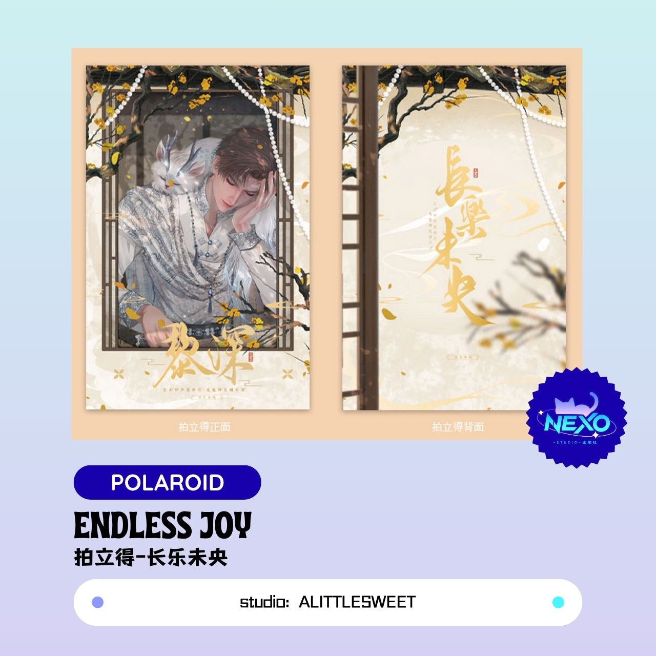 Zayne Love and Deepspace endless joy Holographic Ticket/Art Print/Polaroid