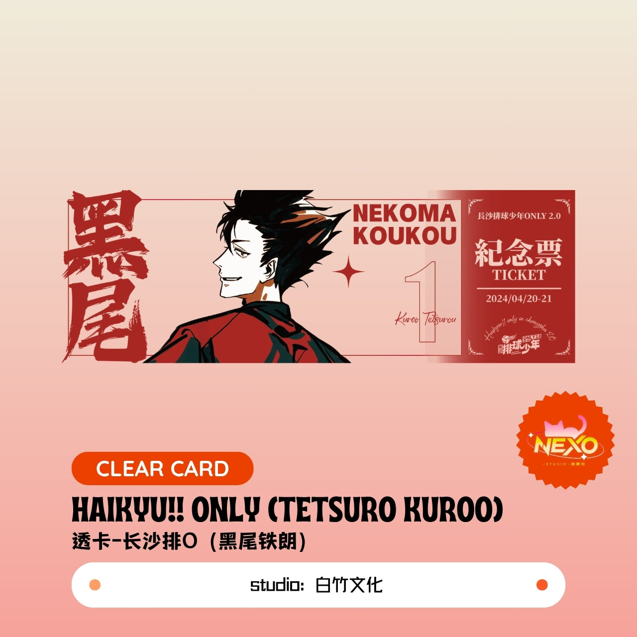 Kenma Kozume/Tetsuro Kuroo/Toru Oikawa/Hajime Iwaizumi/Shoyo Hinata/Tobio Kageyama/Keiji Akaashi/Kotaro Bokuto  Haikyuu!!  Haikyu!! Only Poster/Clear Card/Postcard